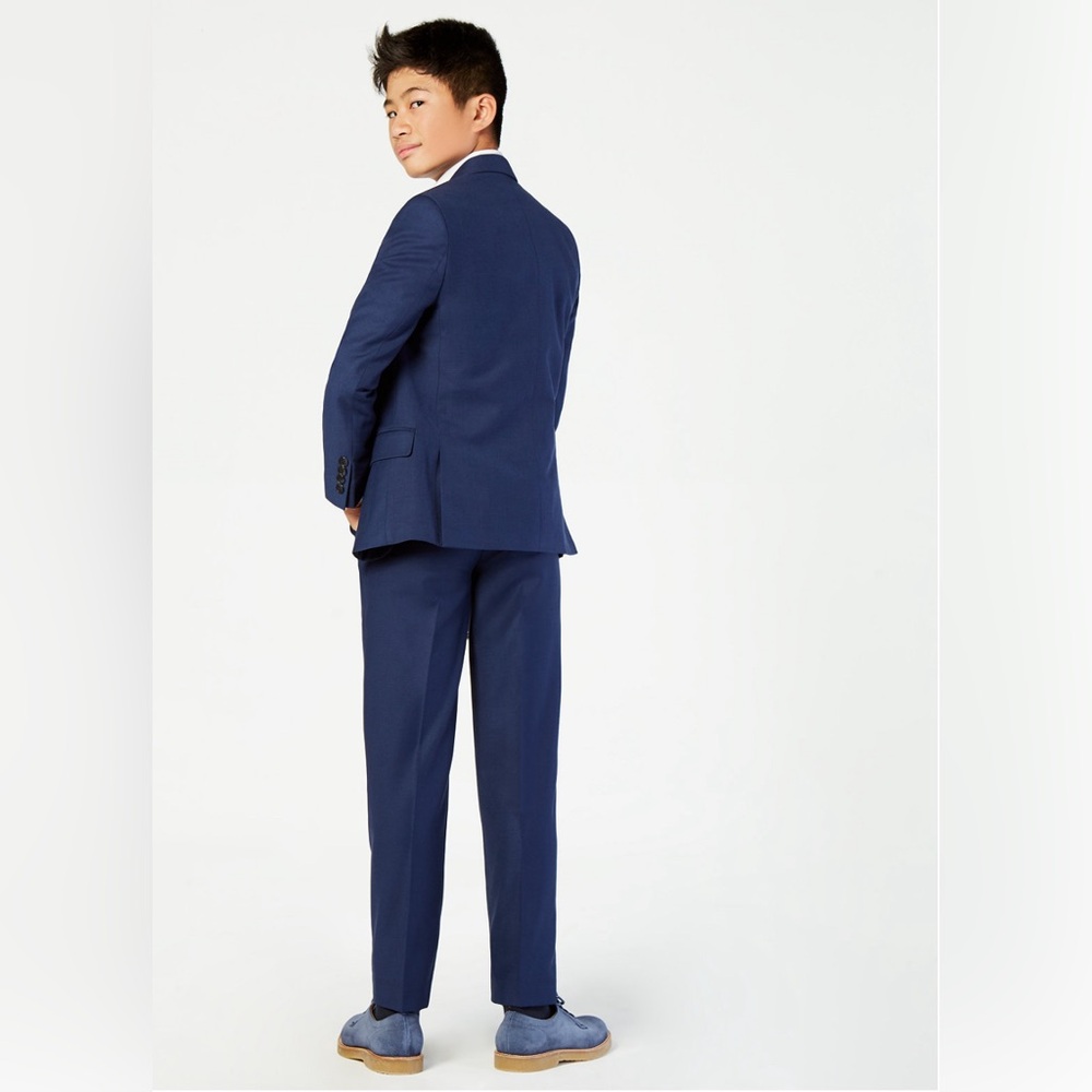 Classic Blue Men's Suit Calvin Klein - Picture 3 of 7